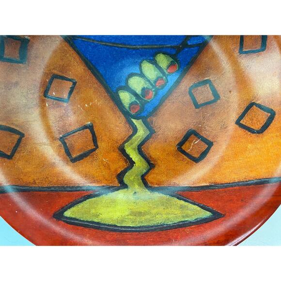 Carol Altman Art in Motion salad plates Certified International, set of 3 - Picture 5 of 9